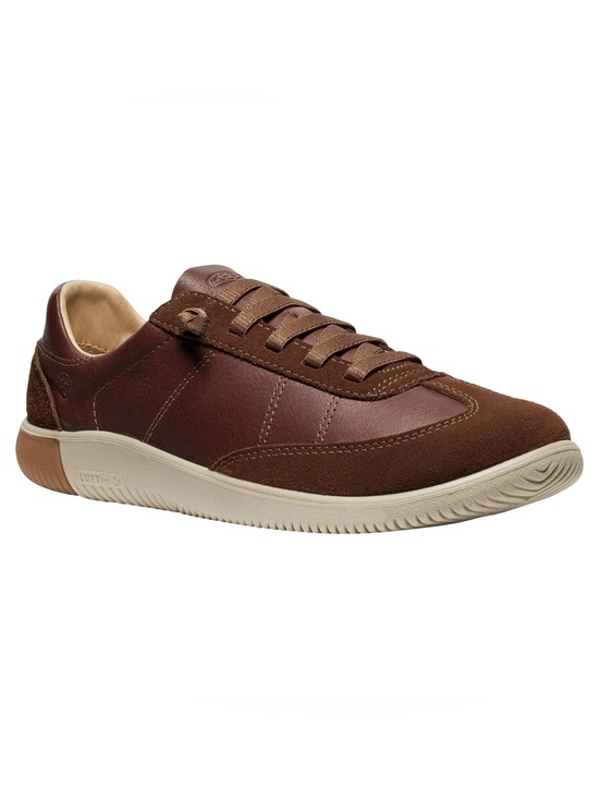 Keen Other - Keen KNX T-Toe Sneaker Men’s Dark Brown Leather Slip-on Comfy 1030625 Size 10.5